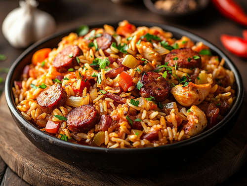 Sausage and Chicken Jambalaya