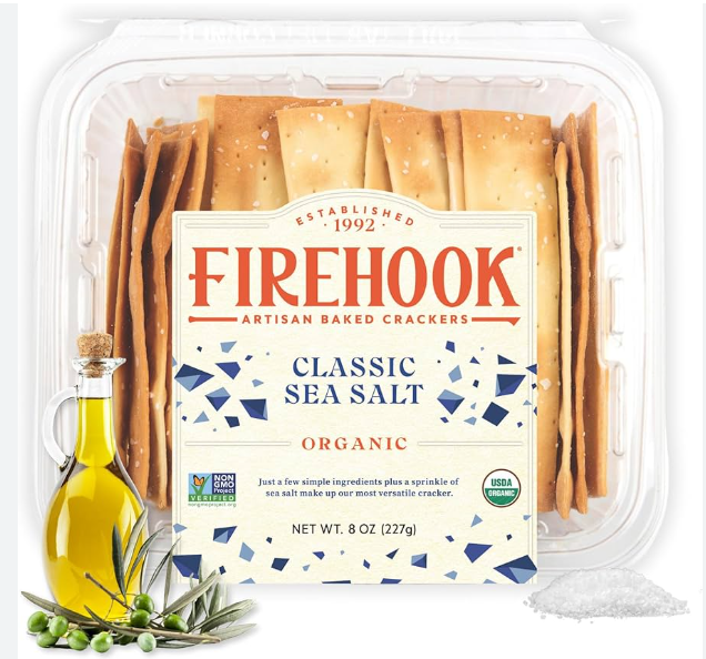 Classic Sea Salt Baked Crackers