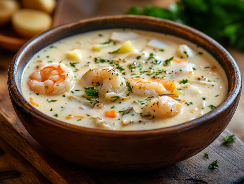 Seaside Seafood Chowder