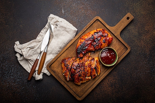 Smokehouse BBQ Chicken, Au Gratin Potatoes, Green Bean Casserole - NEW