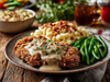 Southern Fried Steak, Ritz Bacon Crusted Mac & Cheese, Green Beans