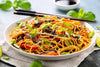Stir-fried Beef Noodles and Veggies - New