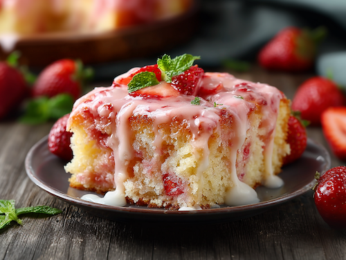 Strawberry Explosion Cake Sweet Saturday - NEW
