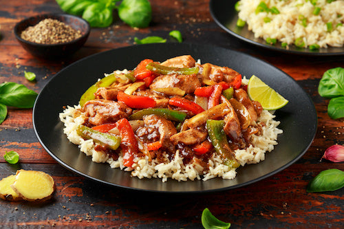 Tejas Chicken Stir Fry, Sweet Peppers, Rice - NEW