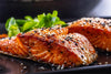 Teriyaki Glazed Salmon, Vegetable Rice Noodle Stir Fry - New