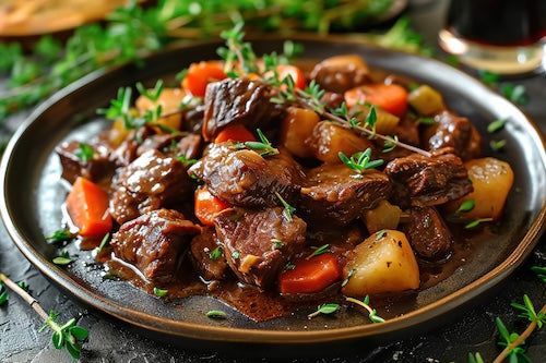 Texas Style Chuck Roast, Potatoes, & Veggies