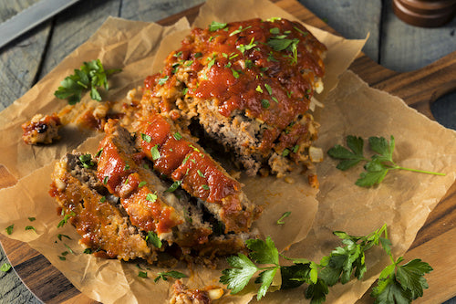 Tomato Basil Meatloaf, Mac & Cheese, Veggies - NEW