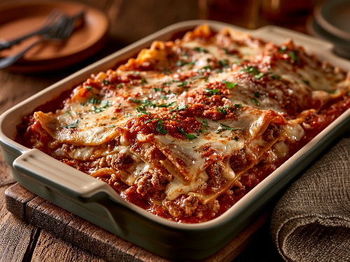 Ultimate Beefy Lasagna