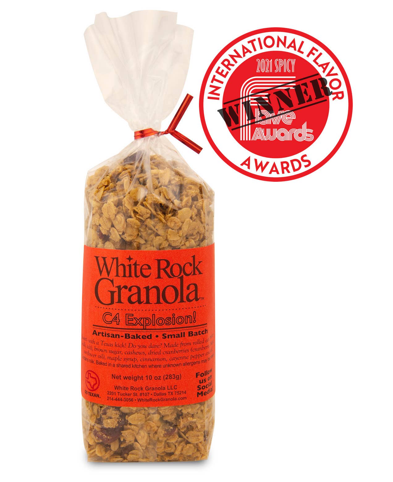 White Rock Granola - 10 oz. bakery bag. BLUEBERRY MUFFIN