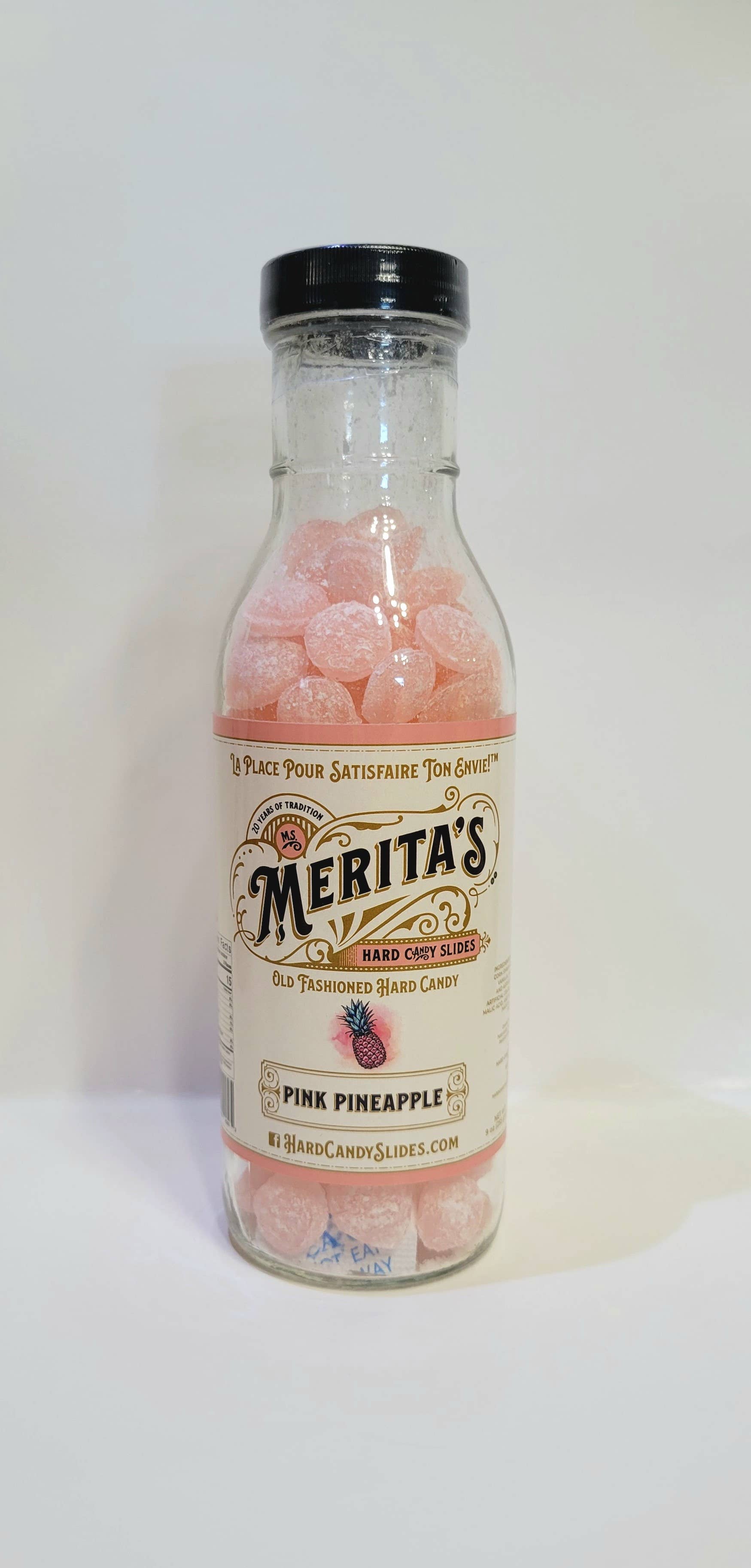 Pink Pineapple Glass bottle
