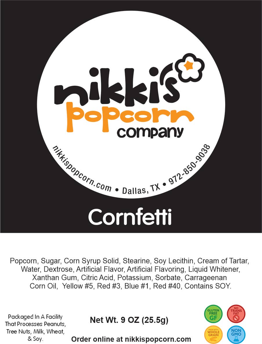 4 Cup Peg Bag - Cornfetti Popcorn