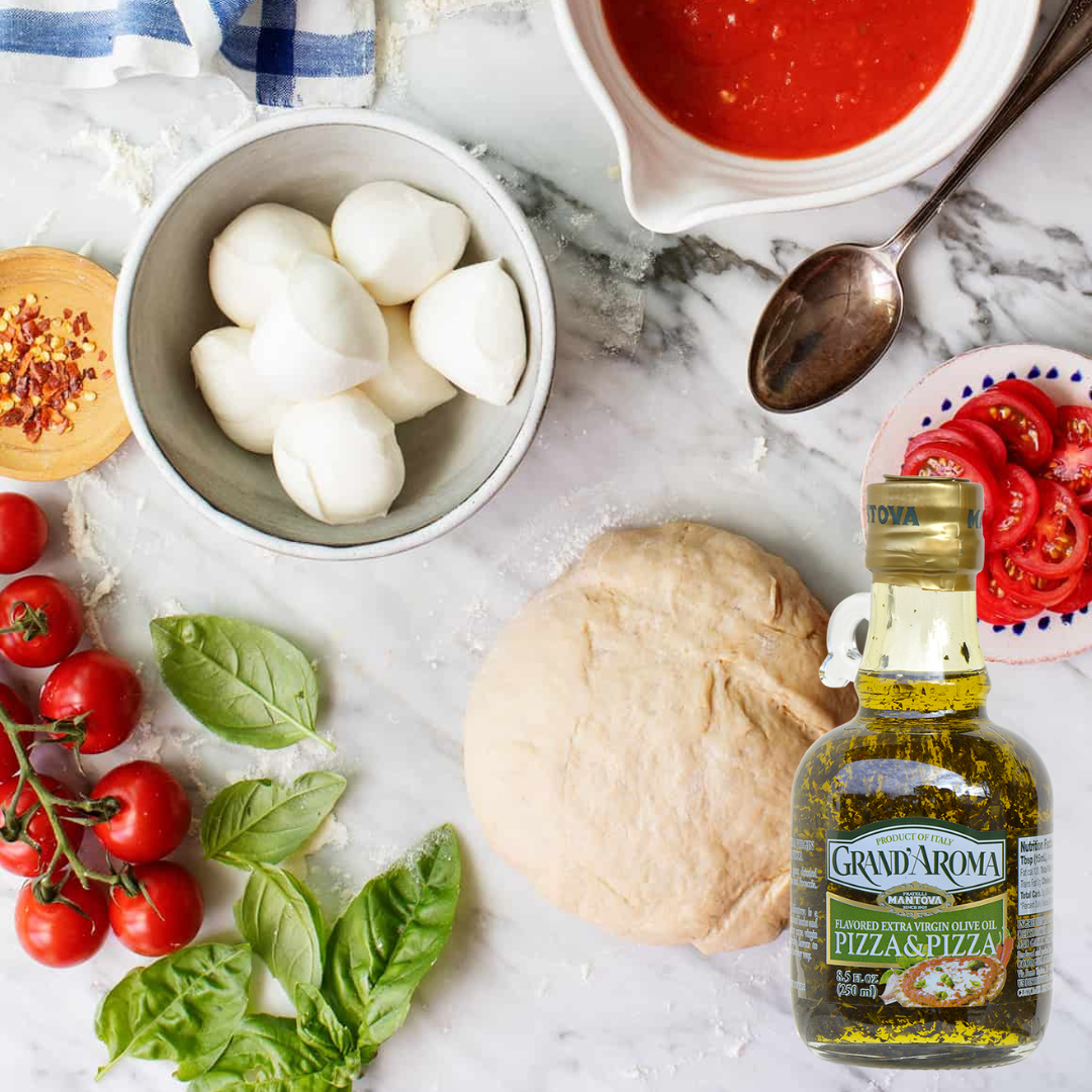 Mantova Grand'Aroma Pizza & Pizza Extra Virgin Olive Oil, 8.