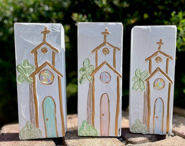 Textured church