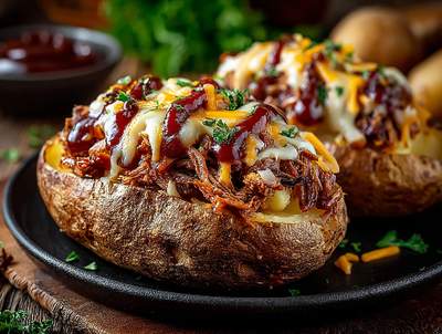 BBQ Beefy Loaded Potatoes - NEW