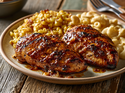 Smokey Cajun Chicken, Buttery Corn, Mac and Cheese - NEW