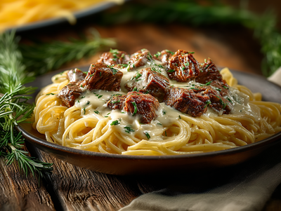 Chipotle Cream Beef and Pasta - NEW