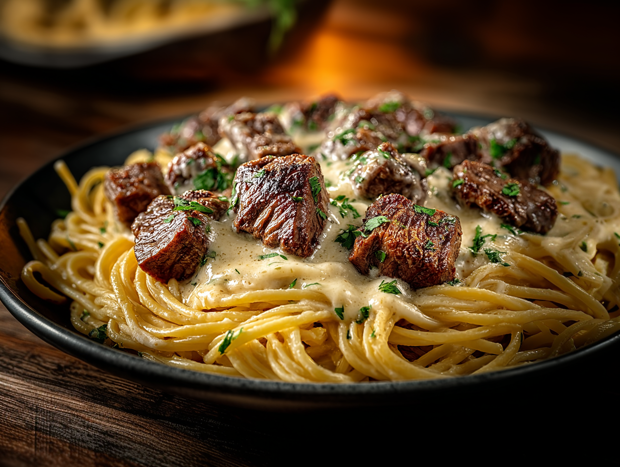 Chipotle Cream Beef and Pasta - NEW