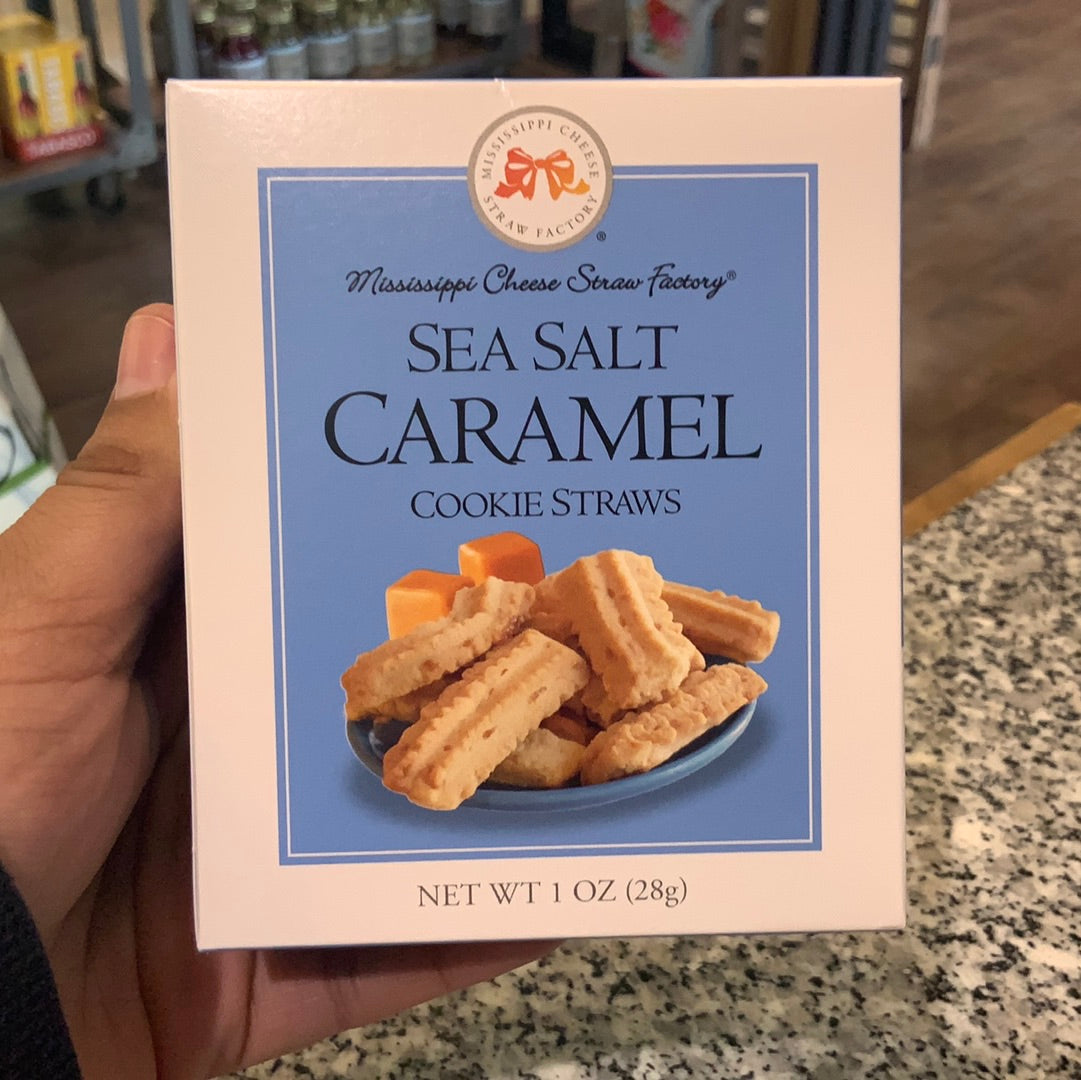 Sea salt caramel straws