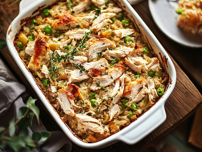 Anytime Chicken and Dressing Casserole - NEW