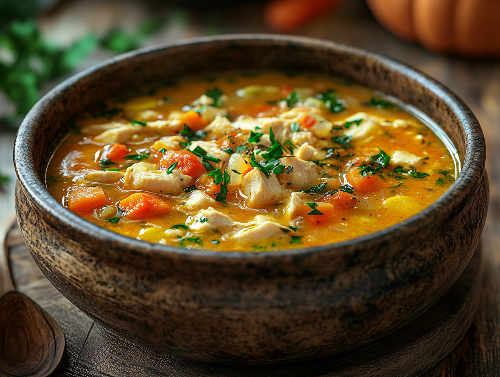 Pumpkin Chicken Chowder