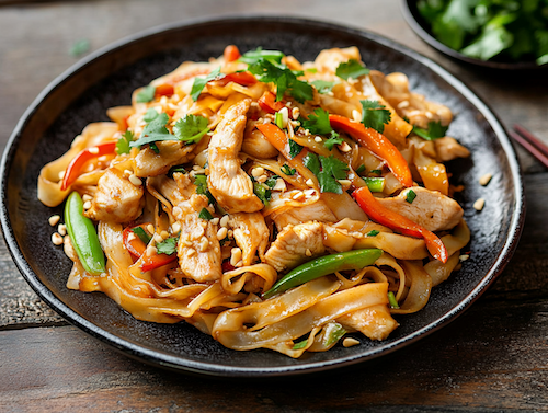 Pad Thai Chicken Stir Fry