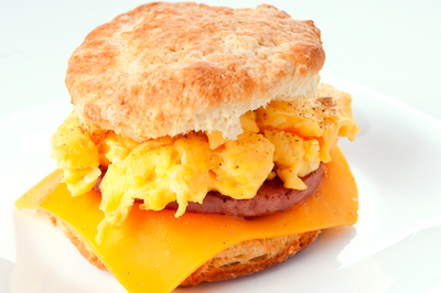 Egg Sausage Cheese Biscuit