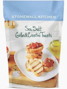 Sea Salt Grilled Crostini Toasts