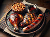 Smokin' Chicken and Sausage BBQ Platter