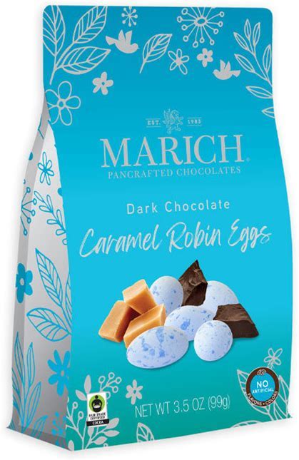 Marich Dark Chocolate Caramel Robin Eggs