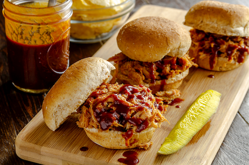 BBQ Chicken Sliders