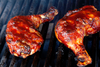 Lower Carb - BBQ Chicken Leg Quarters, Seasonal Veggies