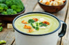 Cream of Broccoli and Asparagus Soup