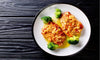 Hearty Chicken Almondine, Broccoli, Mashed Potatoes