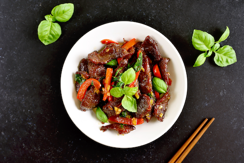 Chinese Sweet Pepper Steak and Veggies