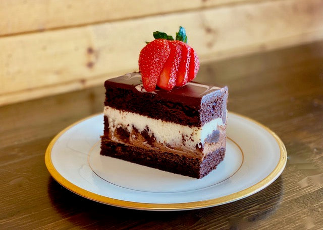 Tuxedo Truffle Mousse Cake