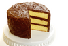 European Butter Cake Slice with Ghirardelli Chocolate Frosting