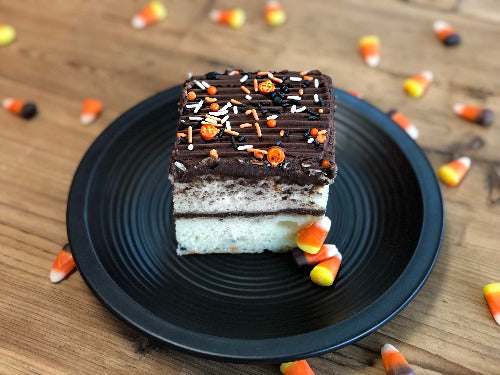 Candy Corn Sprinkle Cake - Sweet Saturday
