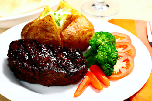 Grilled Steak and Potato Dinner