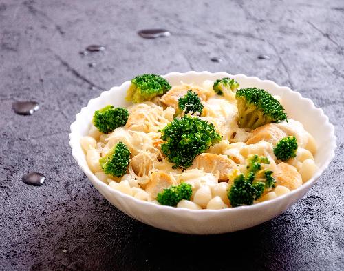 Grilled Chicken Mac and Cheese