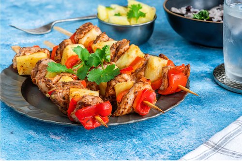 Hawaiian Chicken Chicken Kebab Rice Recipe Hawaiian Chicken