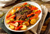 Herb Crusted Chuck Roast with Veggies - Low Carb