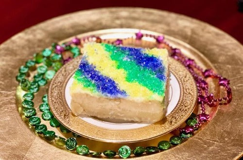 Mardi Gras King Cake Bars - Sweet Saturday