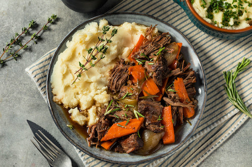 Au Jus Mississippi Pot Roast With Potatoes Mississippi Pot Roast