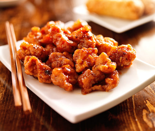 Lower Carb - Crispy Korean Chicken with Veggies
