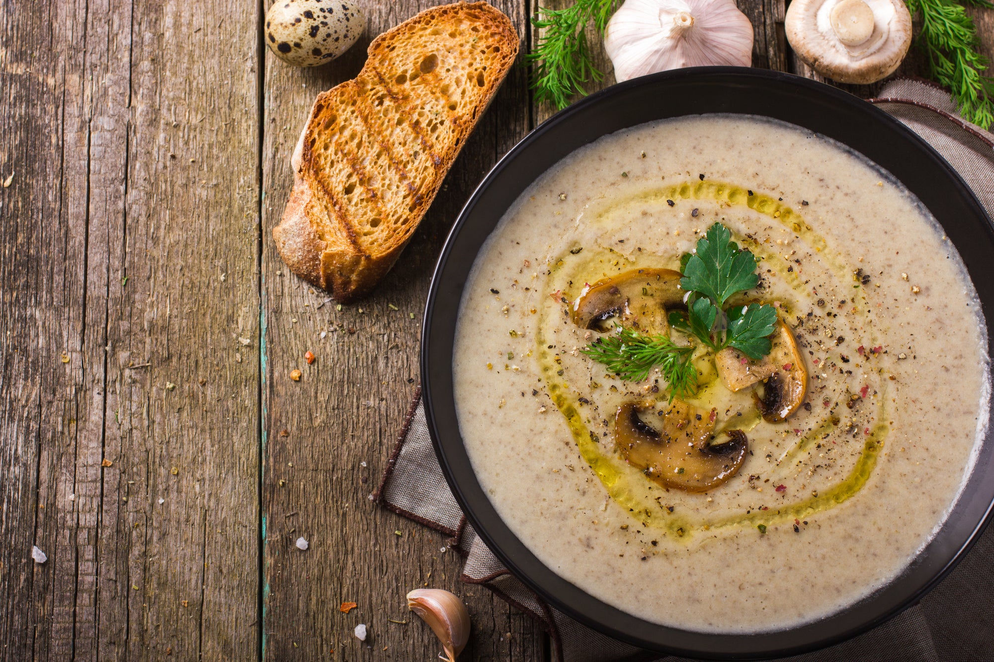 Oyster and Mushroom Bisque