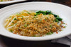 Panko Parmesan Catfish, Buttered Pasta, Green Beans
