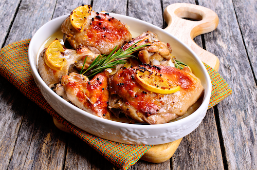 Rosemary Lemon Chicken, Potatoes, Vegetables - Main Image