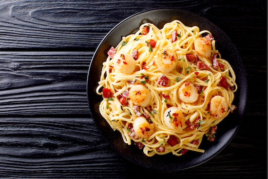 Scallop Shrimp Pancetta Scampi