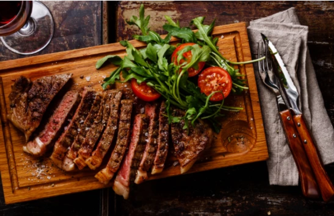 Ribeye Steak Skillet with Cauliflower Mashed Potatoes