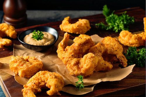 Southern Fried Shrimp, Pub Fries, Remoulade Sauce
